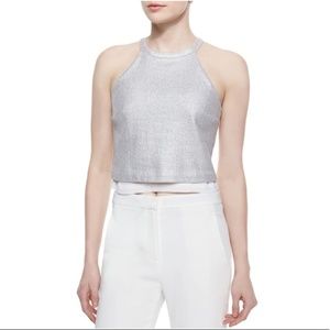 NWT A.L.C. Daisy Metallic Top